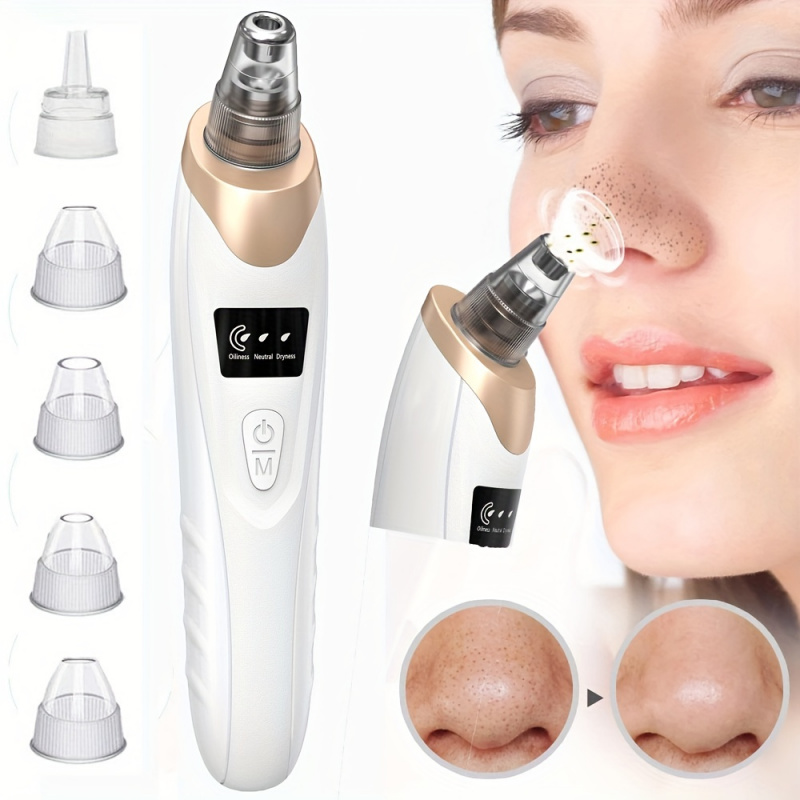 Luxury Skincare Acne - にきび除去毛穴真空 - 5 吸引 - USB