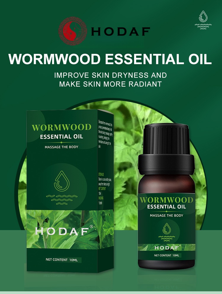 Luxury Skincare Store - HODAF よもぎエッセンシャルオイル—ボディマッサージオイル、保湿、アロマセラピー、美白、スムージング、ボディ＆フェイススキンケア、10ml