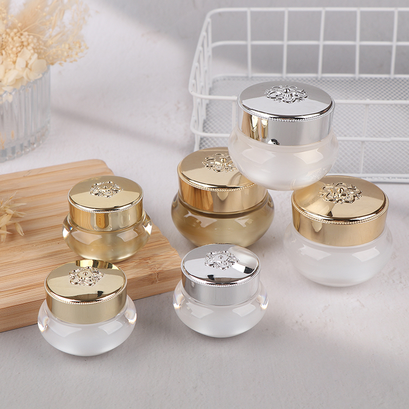 アクリル製空トラベルクリームジャー 5/10/20g 詰め替 - Luxury Skincare Makeup のレビューと価格