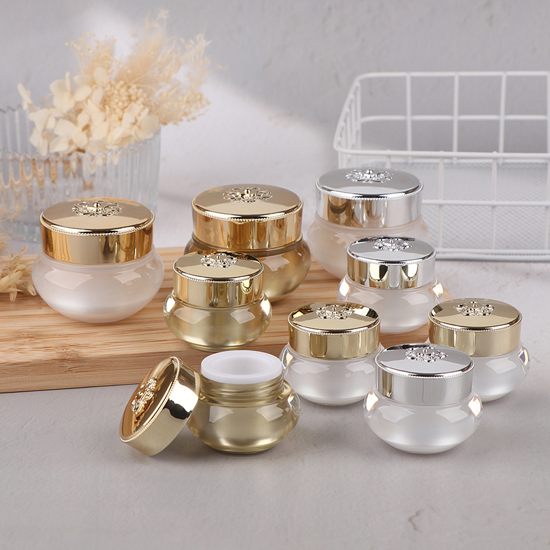 アクリル製空トラベルクリームジャー 5/10/20g 詰め替 - Luxury Skincare Makeup のレビューと価格