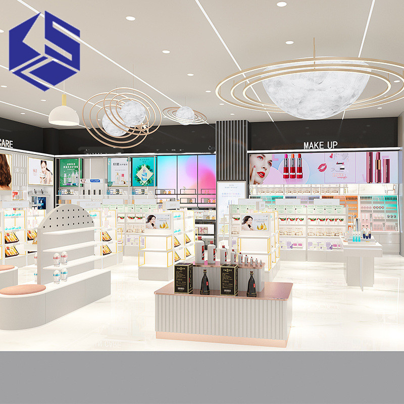 カスタム・ラグジュアリースタイル化粧品店 - ディスプレイキ - Luxury Skincare Store のレビューと価格