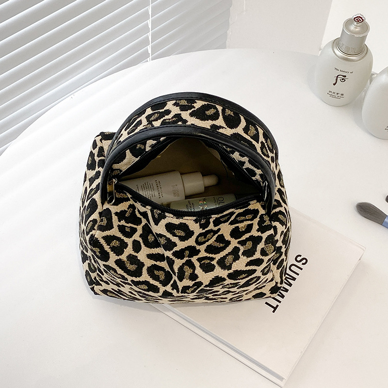 大容量の豪華なヒョウ柄のメイクアップバッグ,キャンバス,ジッ - Luxury Skincare China のレビューと価格