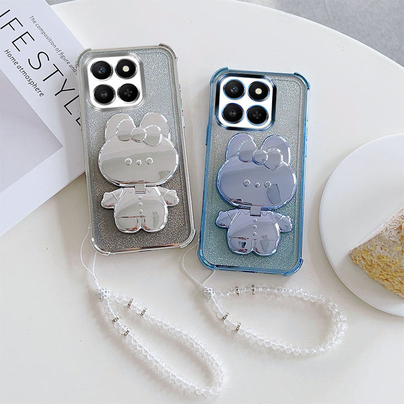 高級耐衝撃スマホケース キュートなウサギメイクアップ回転スタ - Luxury Skincare Products のレビューと価格