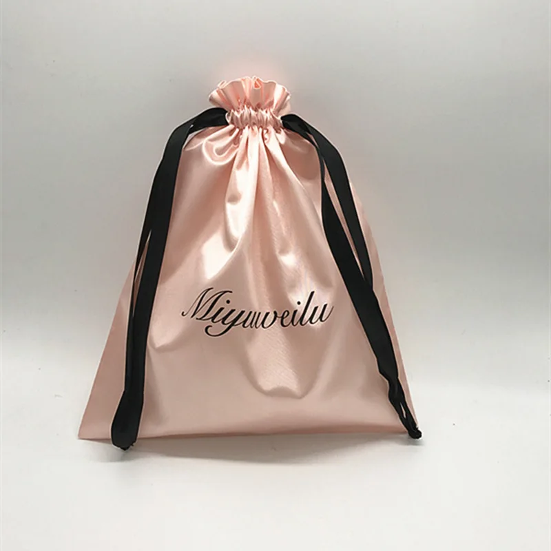 ロゴがプリントされたサテンの巾着袋,ジュエリーパッケージ用の - Luxury Skincare Products のレビューと価格