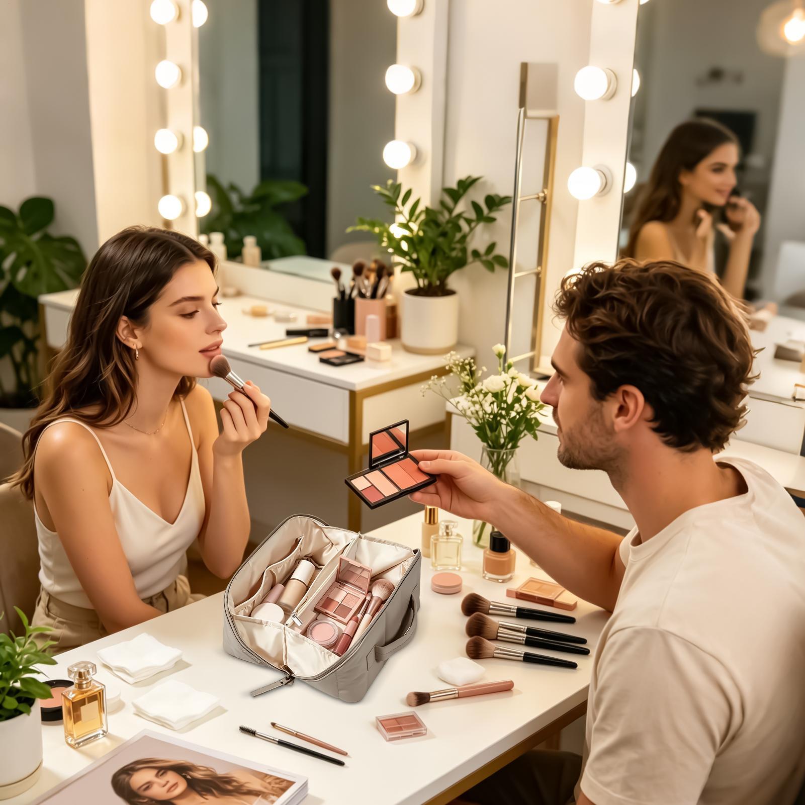メイクアップオーガナイザー、洗面用具バッグ、メイクアップケー - Luxury Skincare Box のレビューと価格